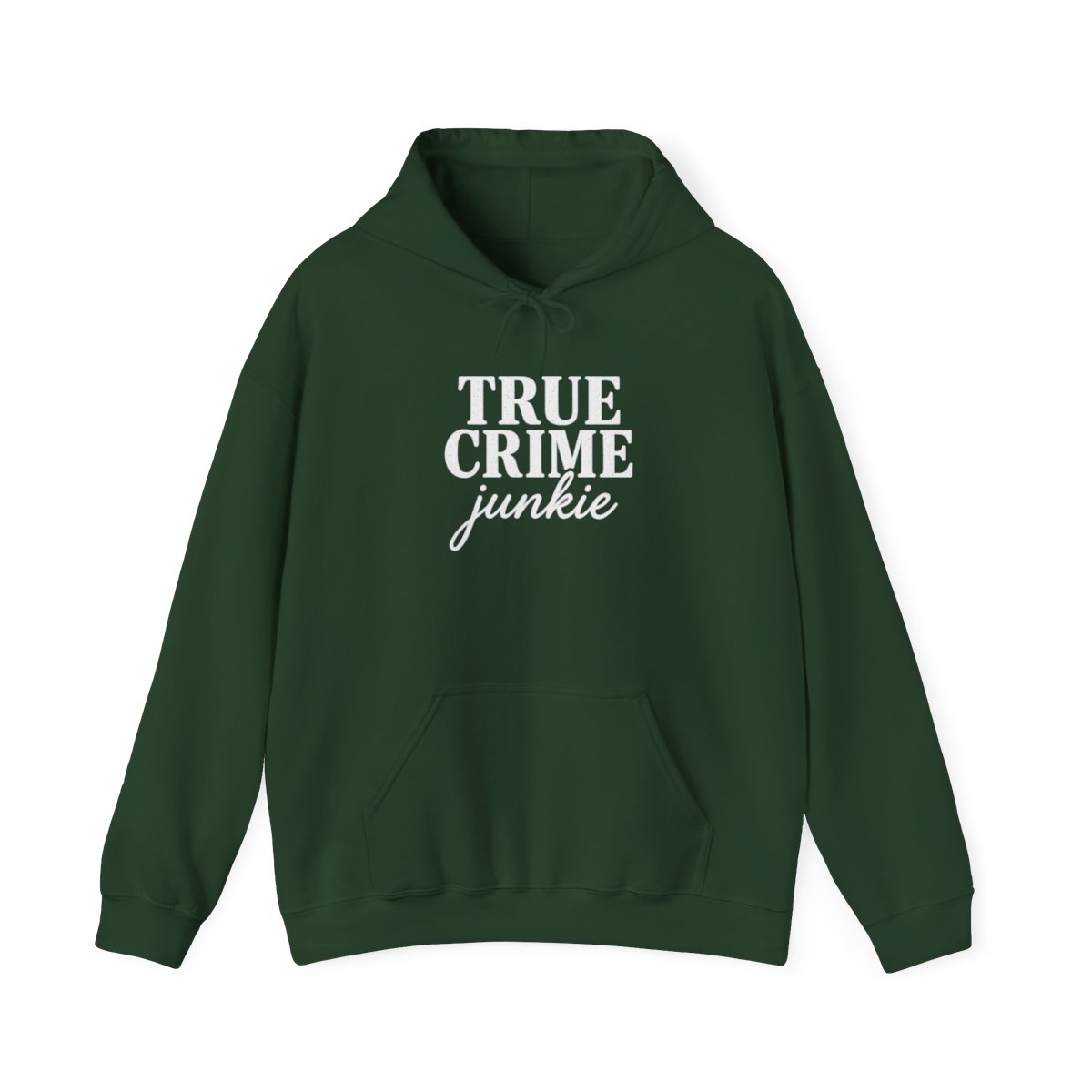 True Crime Junkie Hoodie for Addicts and Fans - alternate angle 5, merchandise