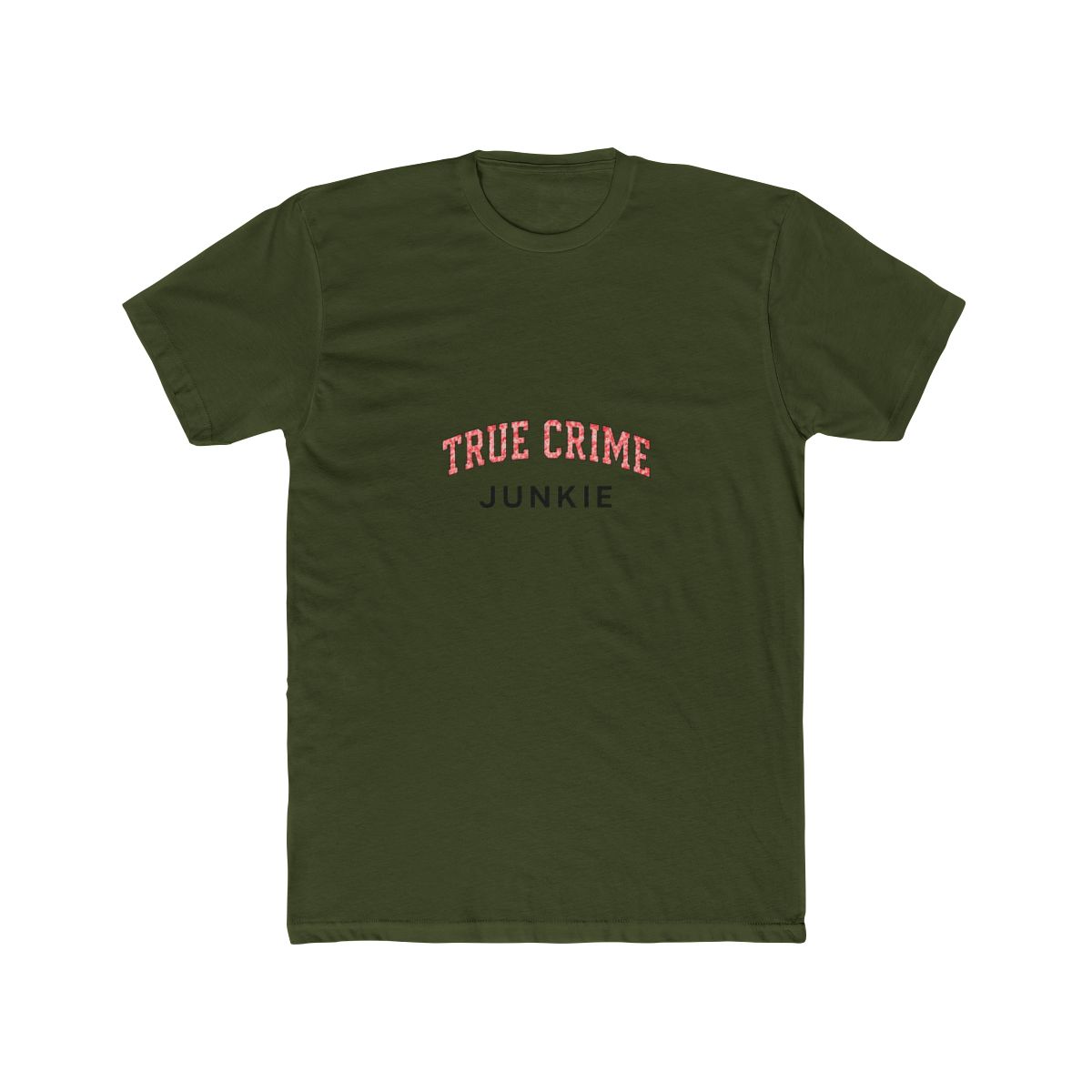 True Crime Obsessed Funny Graphic T-Shirt - alternate angle 5, merchandise