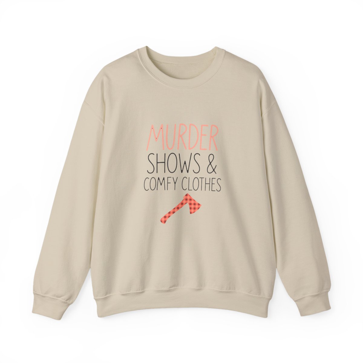 Murder Shows & Comfy Clothes Cozy Sweatshirt - alternate angle 4, merchandise