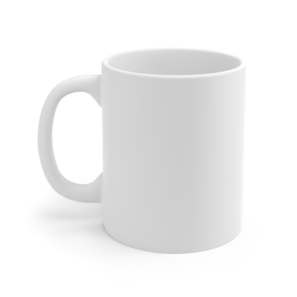 White ceramic mug with a black interior and handle. The mug features the text "TRUST NO ONE" in bold black letters, with "CRIME SCENE - DO NOT CROSS" in yellow. The mug is double-sided printed - alternate angle 2, merchandise